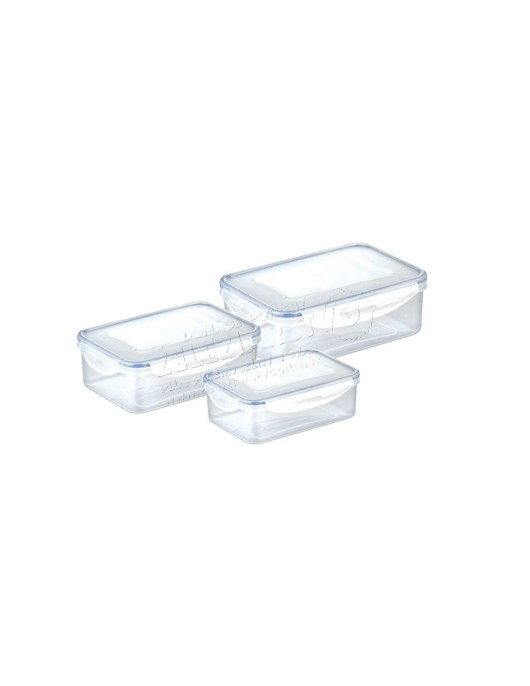 Dóza FRESHBOX 3 ks 1.0 l , 1.5 l , 2.5 l obdĺžníkova Tescoma